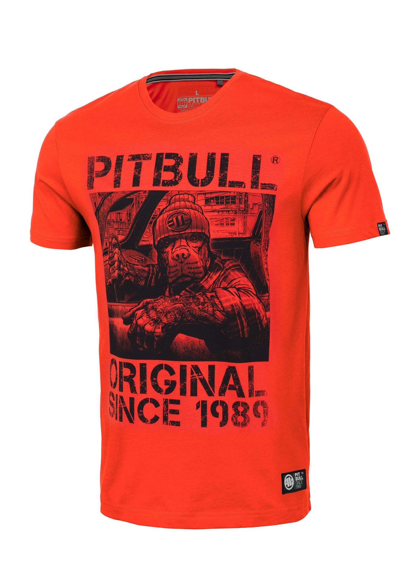 PitBull West Coast Kompresní legíny Performance Pro plus Small Logo - modré