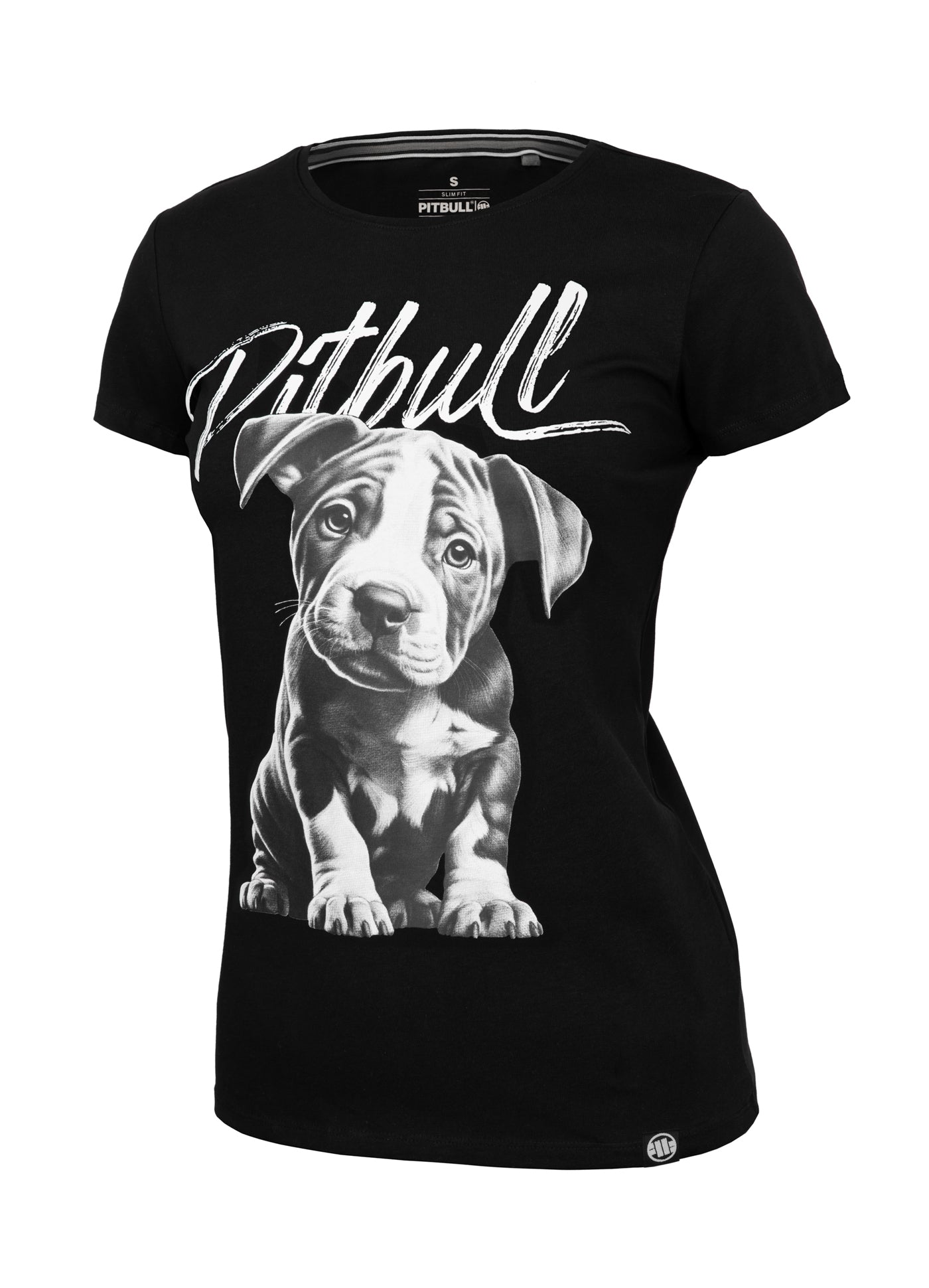PITBULL PUPPY Black T-shirt