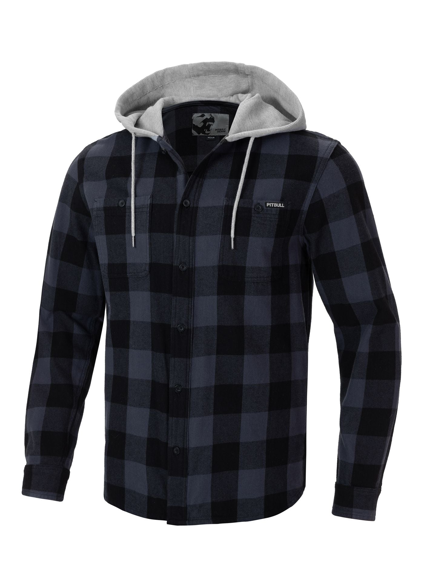 Plaid flannel hoodie mens online