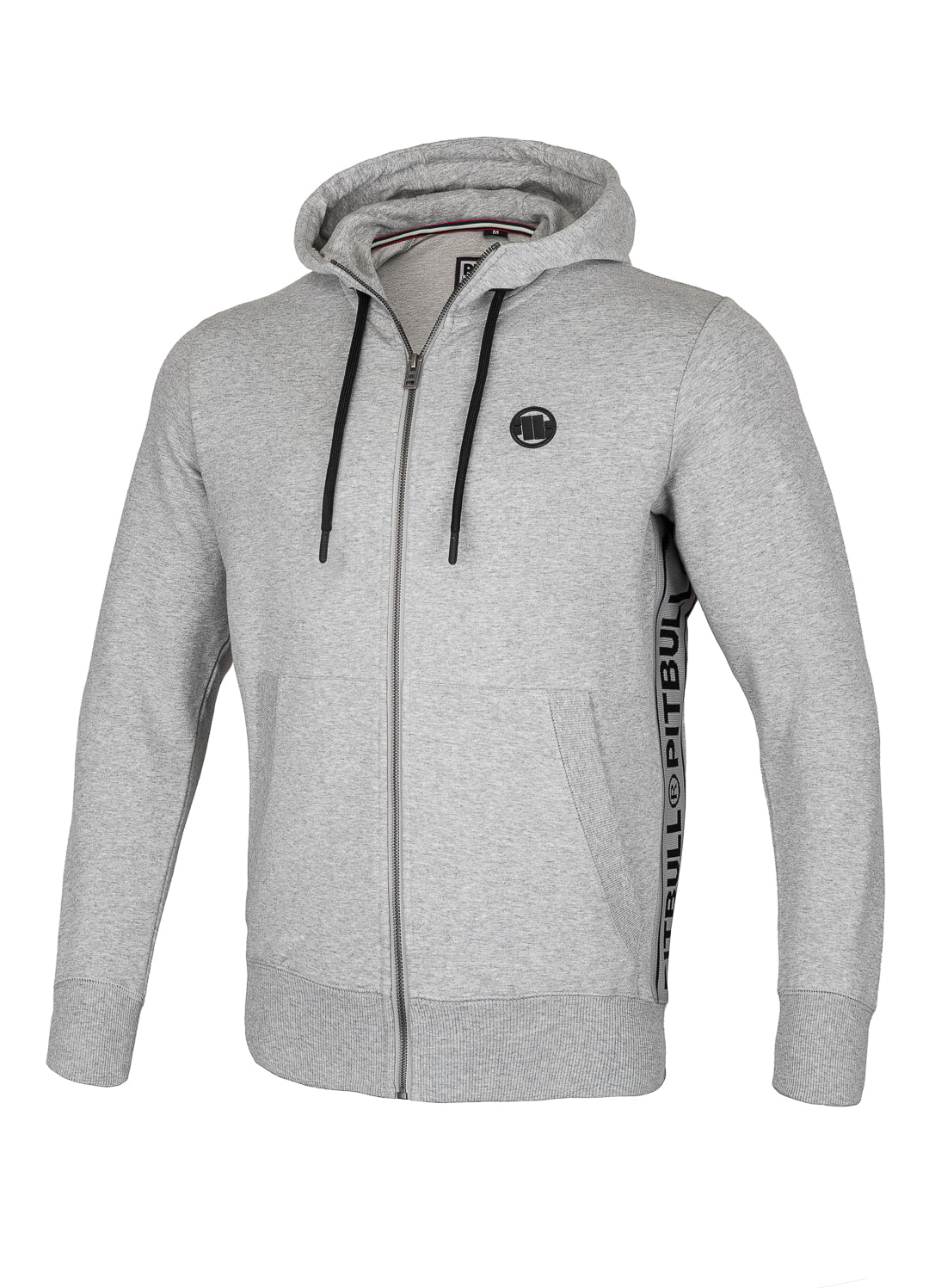 Hooded Zip French Terry RENO Grey