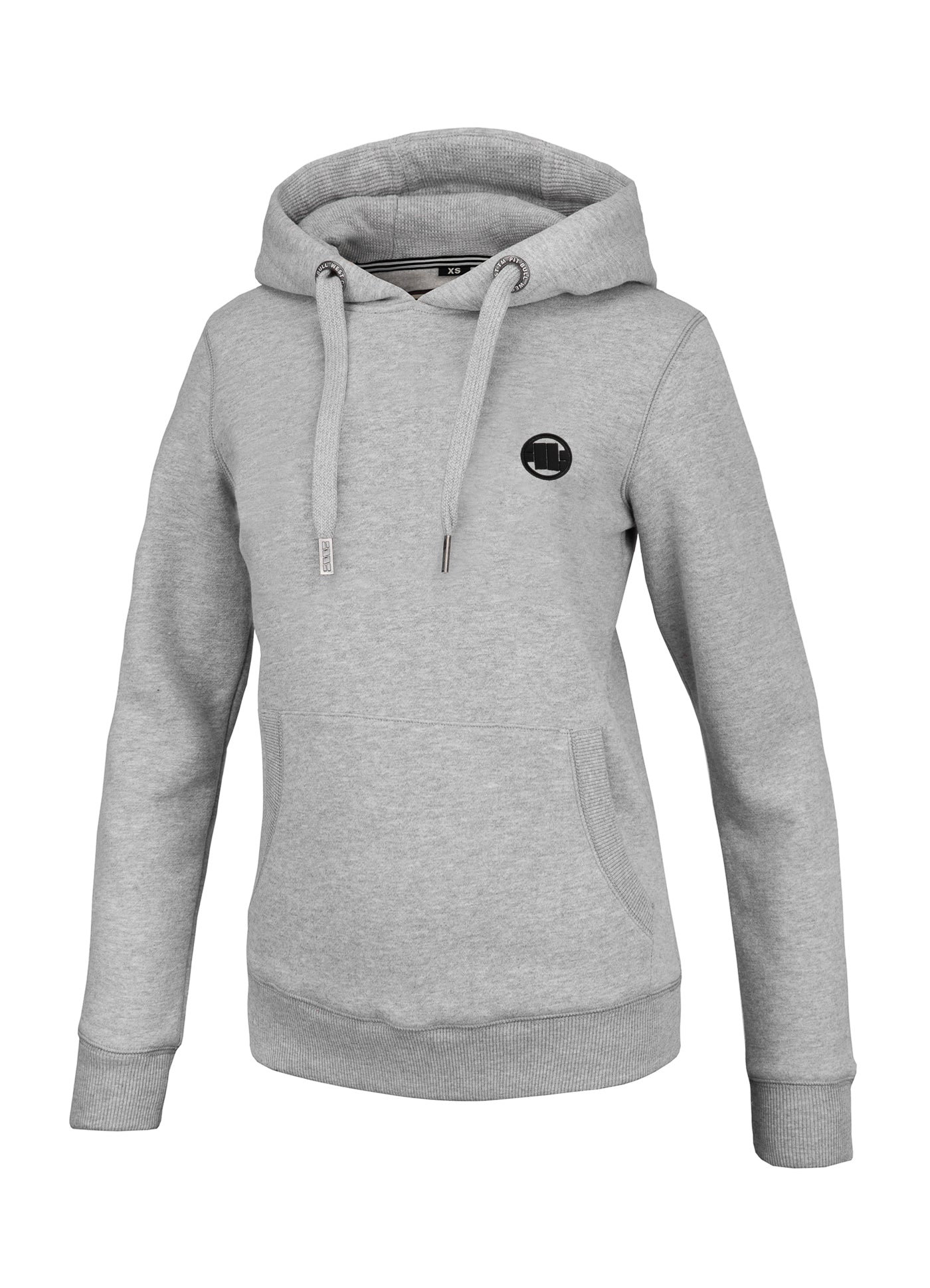 Women's hoodie SMALL LOGO Grey
