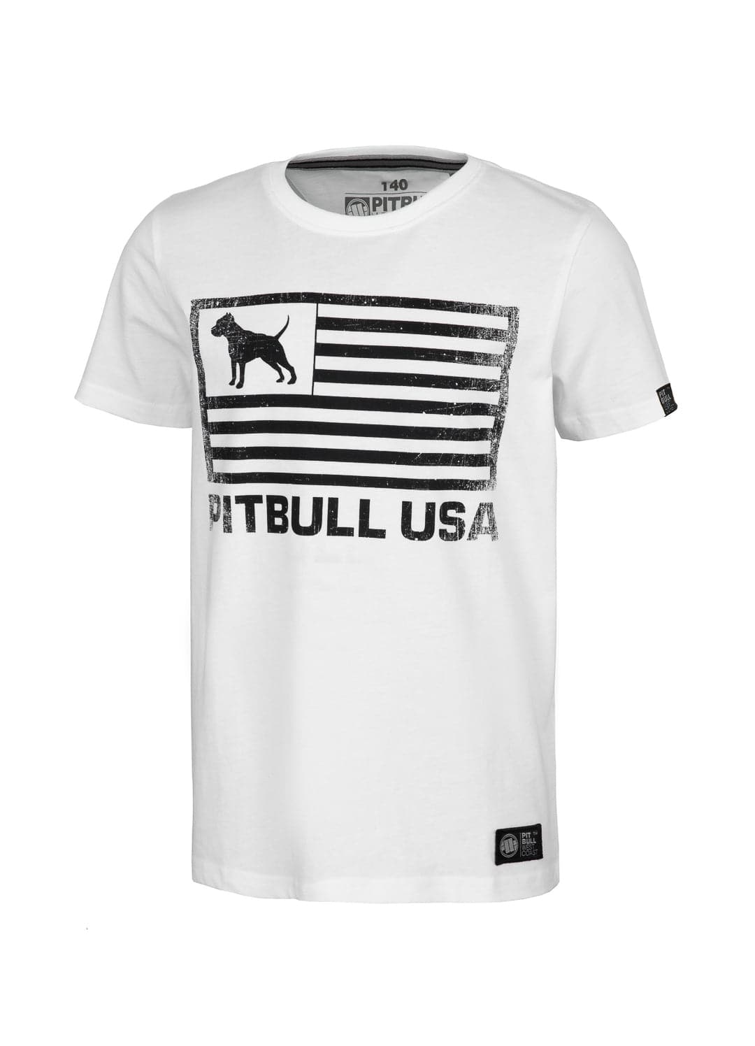 PITBULL USA kids white t-shirt