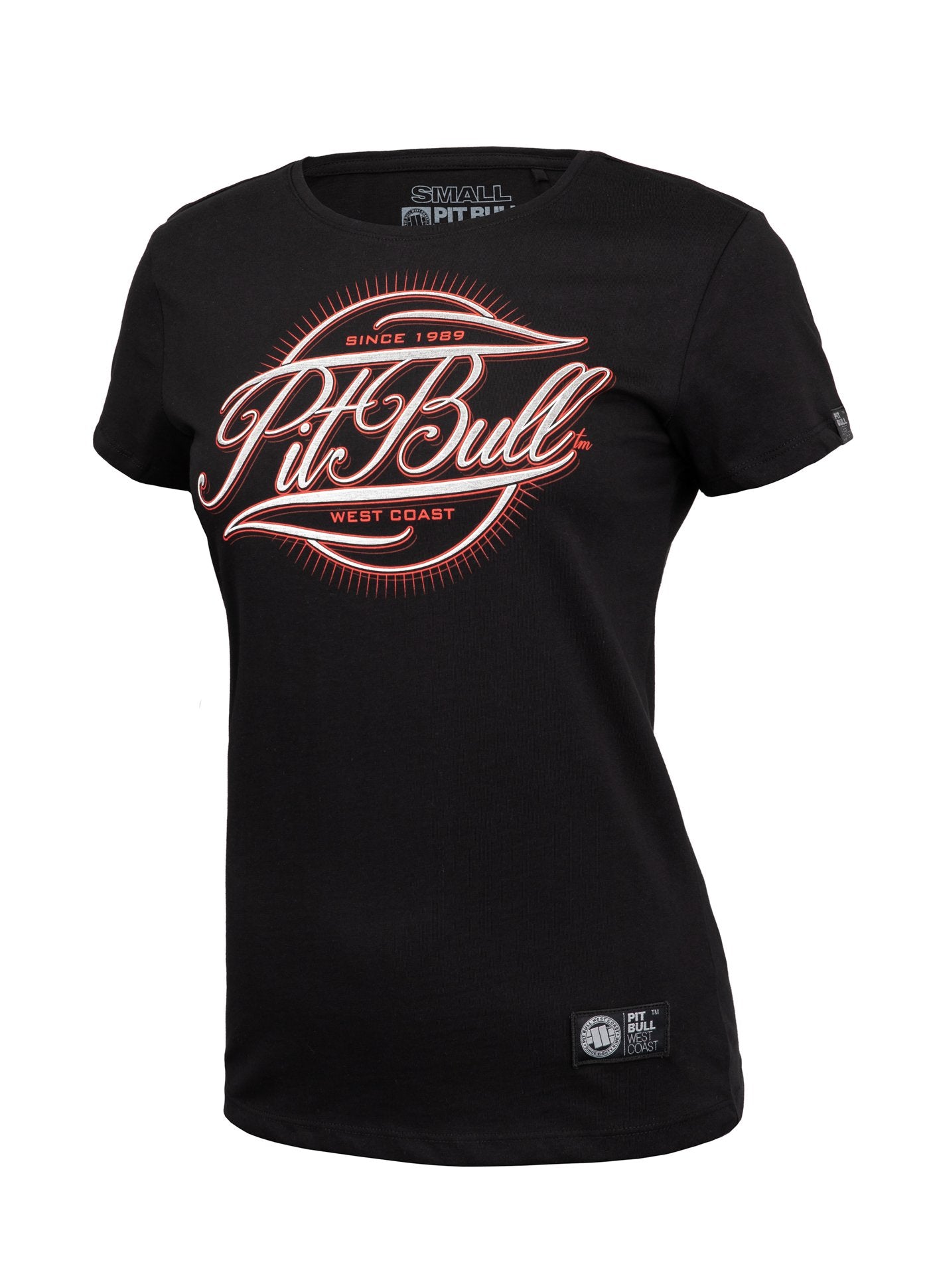 Women's T-shirt PITBULL IR Black - pitbullwestcoast