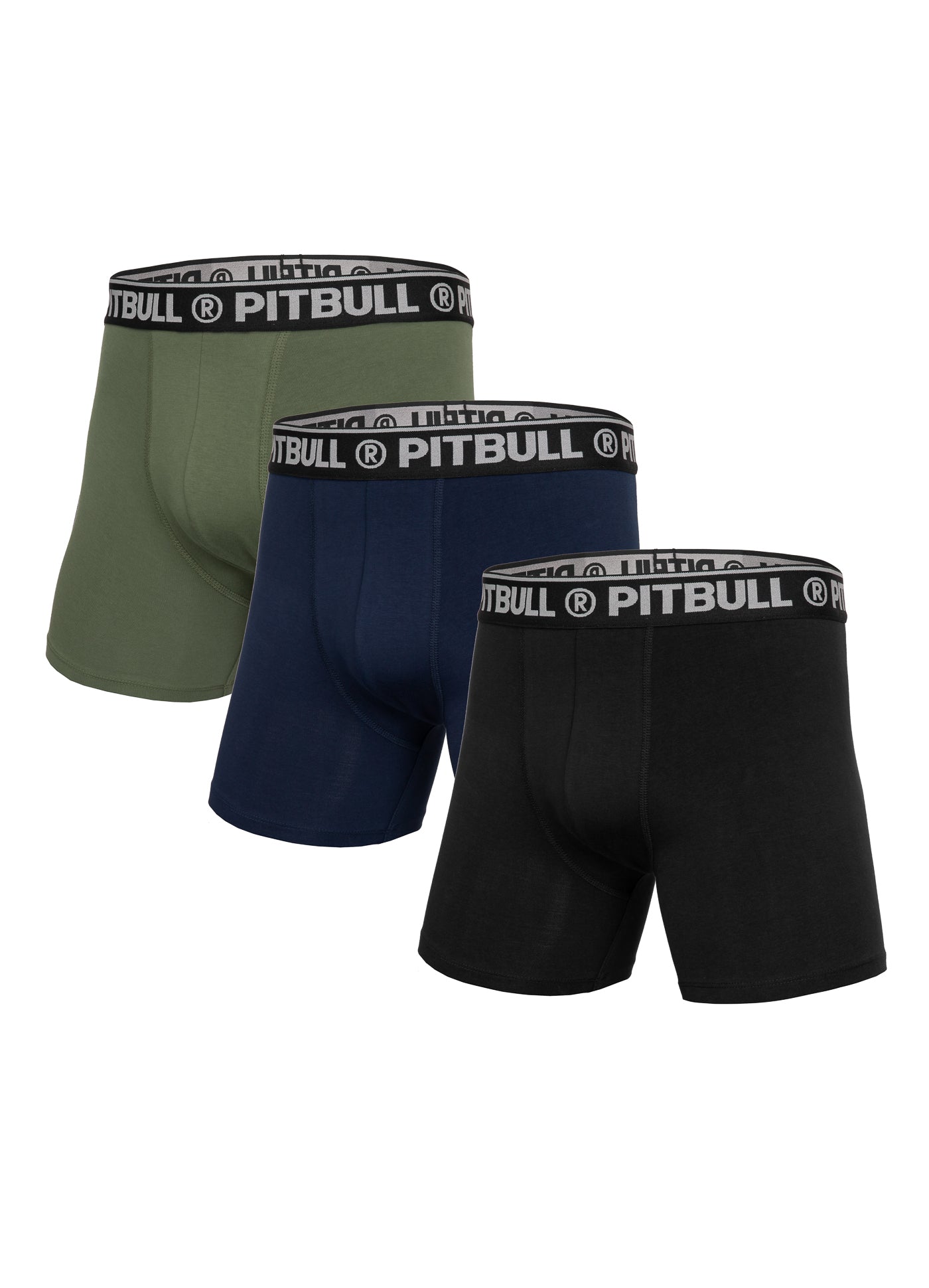 Boxer Shorts VI 3pack Olive/Dark Navy/Black - Pitbull West Coast  UK Store