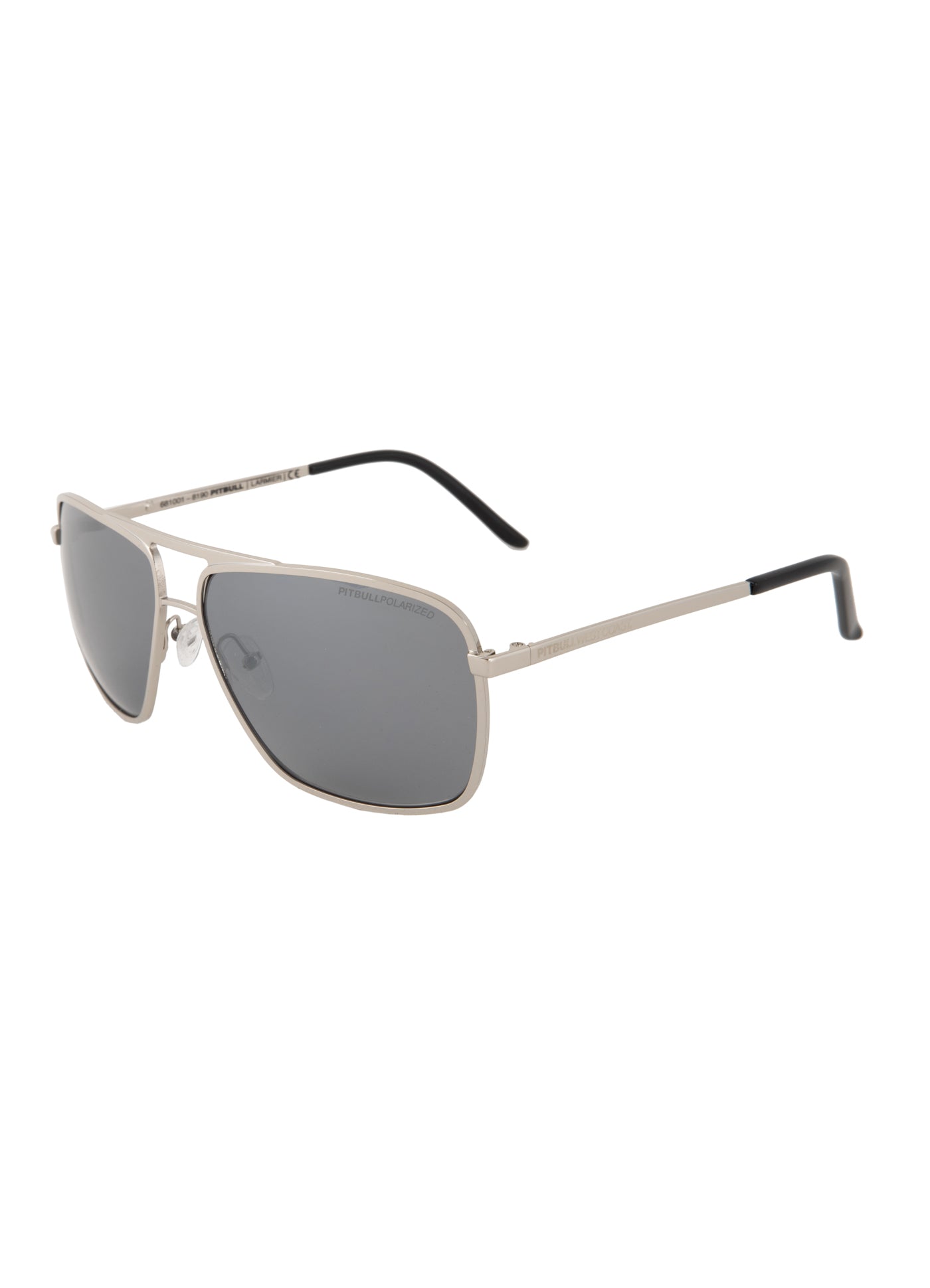 Sunglasses LARMIER Silver/Black - Pitbull West Coast  UK Store