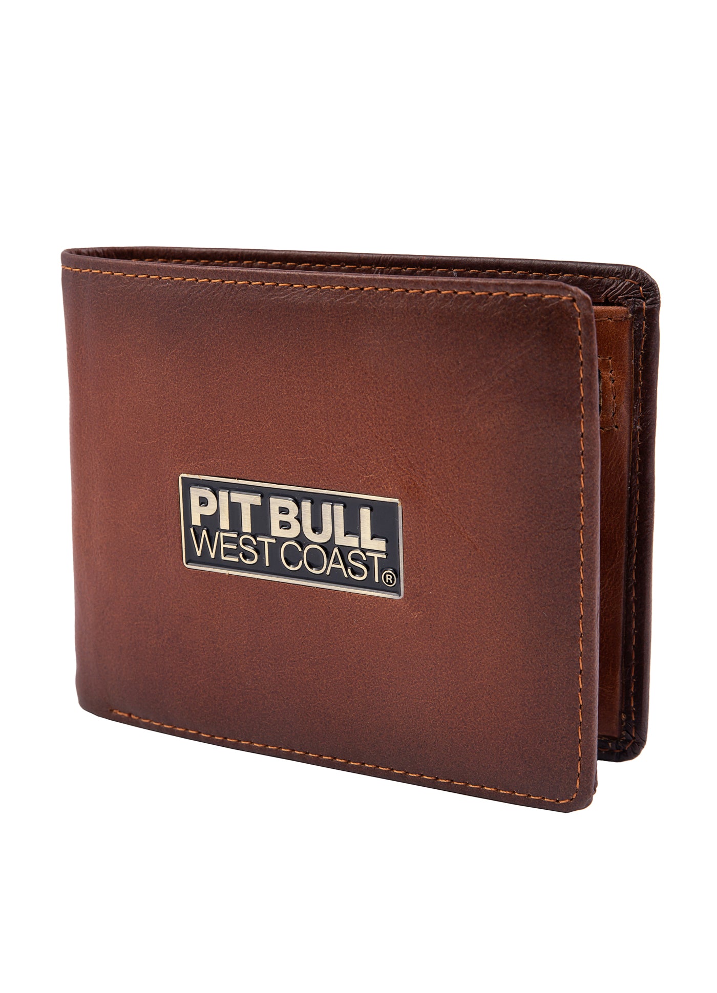 Leather Wallet BRANT Brown - Pitbull West Coast  UK Store